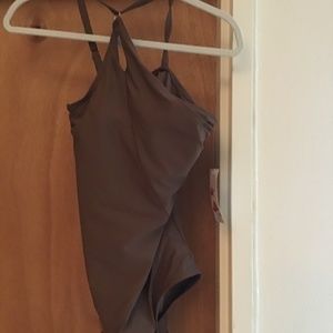 Lands End Swimsuit Brown Size 12